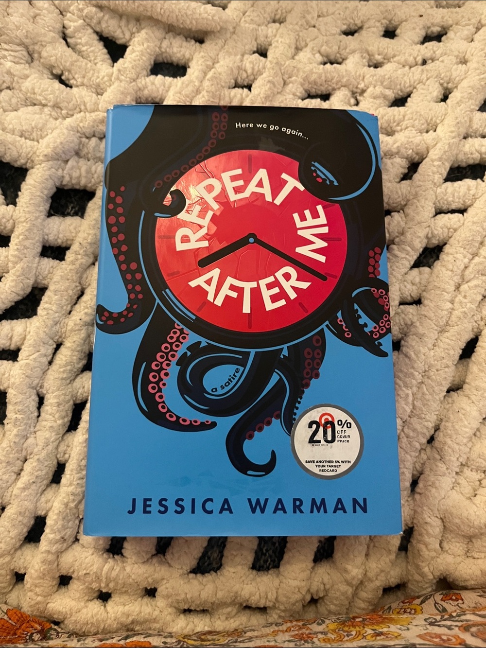 Target Repeat After Me Book - Blue and Red Cover by Jessica Warman